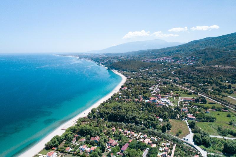 Sintrivanis Beach Resort Paralia Pantaleimonos Exteriör bild